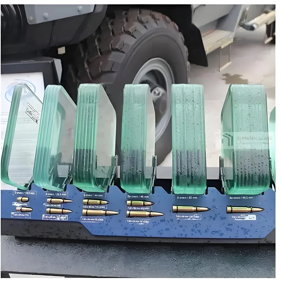 Glass build-up samples provided by our team